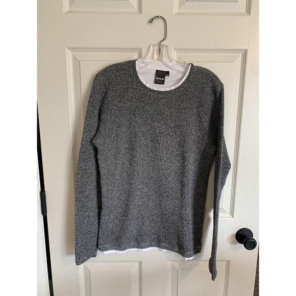 Jake Austin Sweater Pullover crew neck black Women's Size medium cotton - Picture 4 of 10